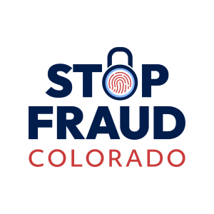 The logo for Stop Fraud Colorado